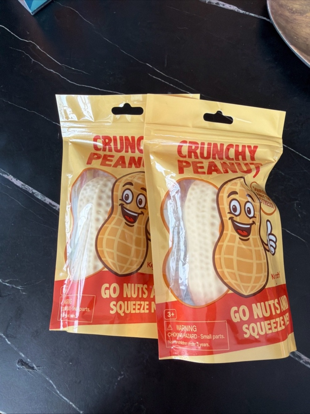 Craft Yellow Peanut Squeeze Toys Pack